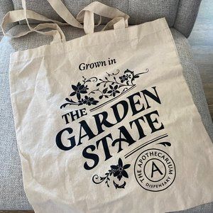 Brand New Apothecarium Beige Hand Bag Canvas Handbag Canvas The Garden State